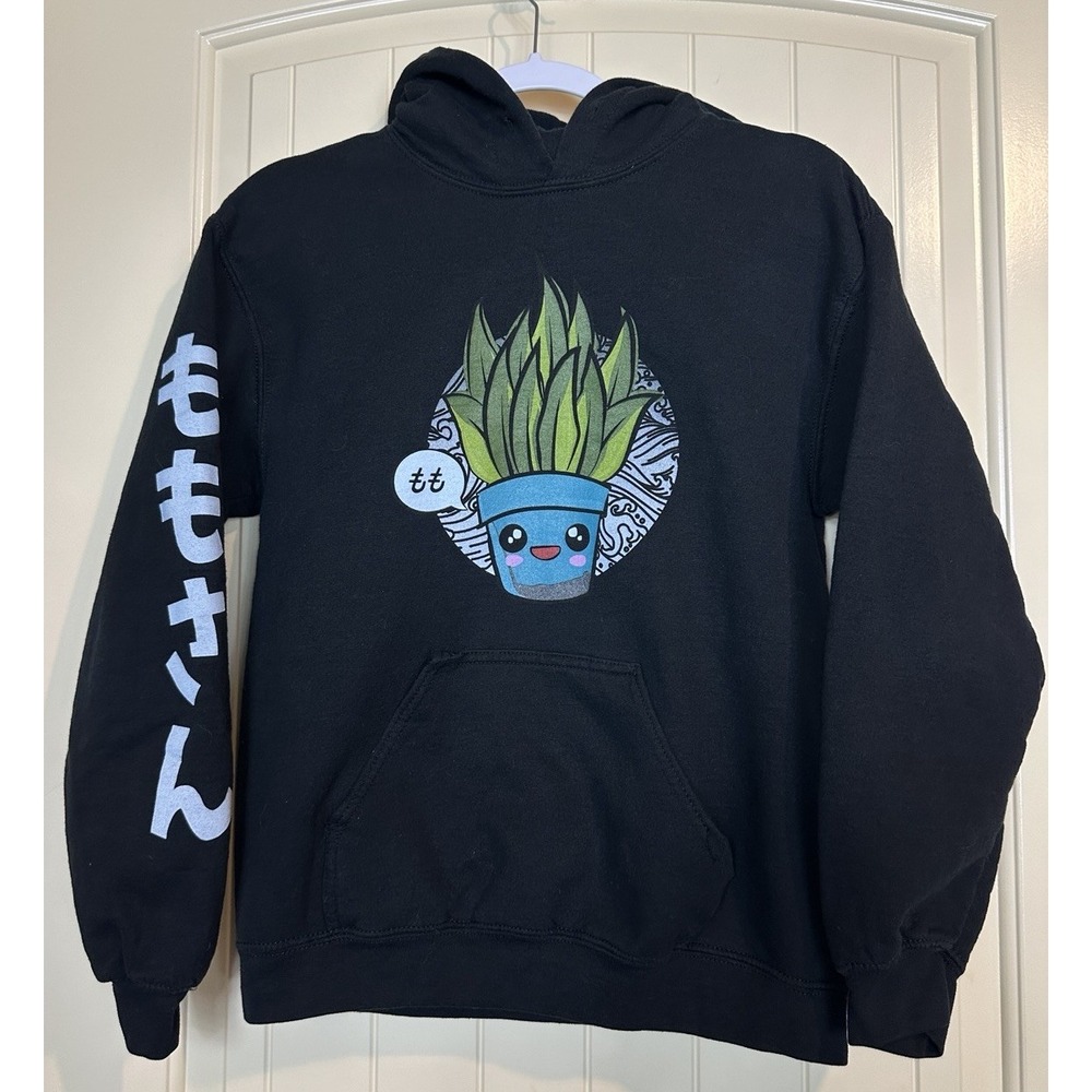 CoryxKenshin Momo-san Hoodie Unisex Small Black‎ Merch sweatshirt
